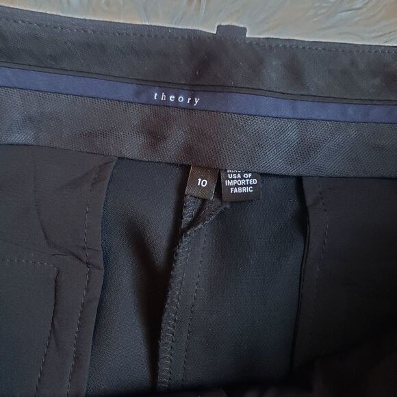 Theory Cropped Wide-Leg Pants 10 - Picture 5 of 7